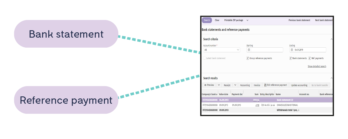 bank-statements-and-reference-payments-procountor